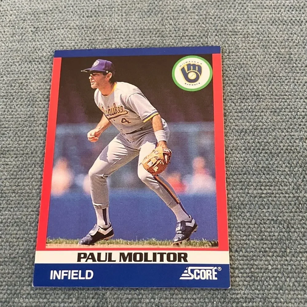 1991 Score Milwaukee Brewers Baseball Card Trading Card